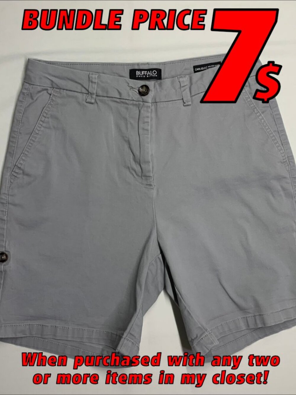 Comfy Buffalo Cotton Shorts Size 4
